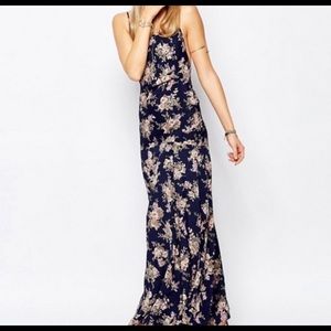 Flynn skye maxi dress , midnight blue floral